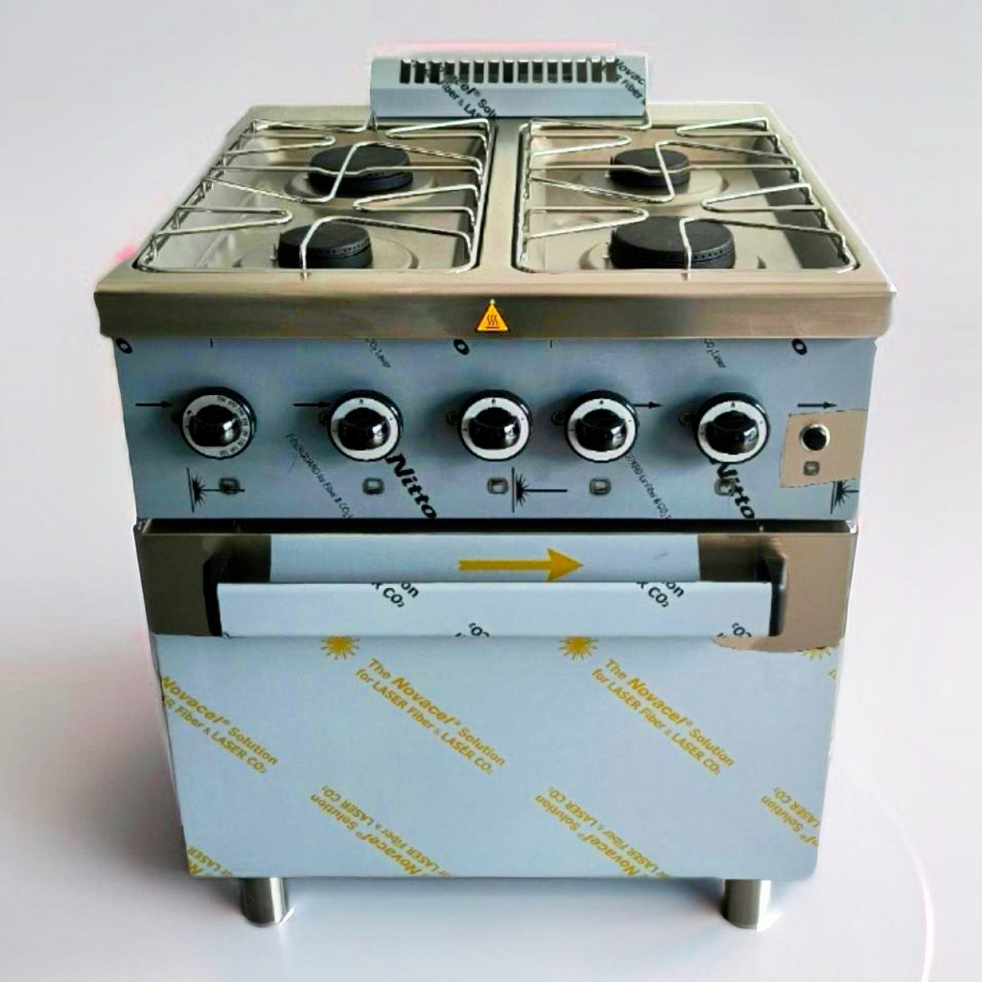 Fogão 4 Queimadores com Forno a Gás